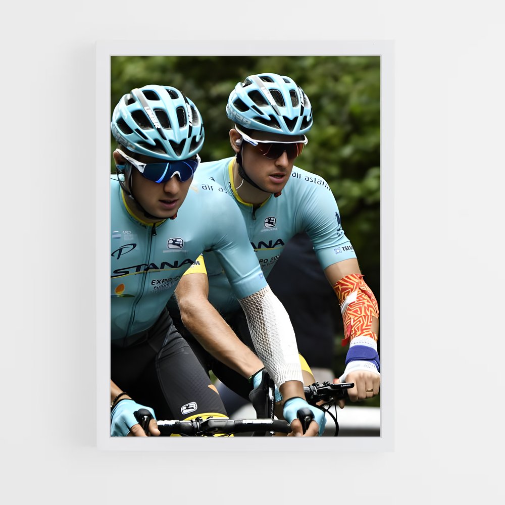 Poster Piste Libérée – affiche Cyclisme (vue 3)